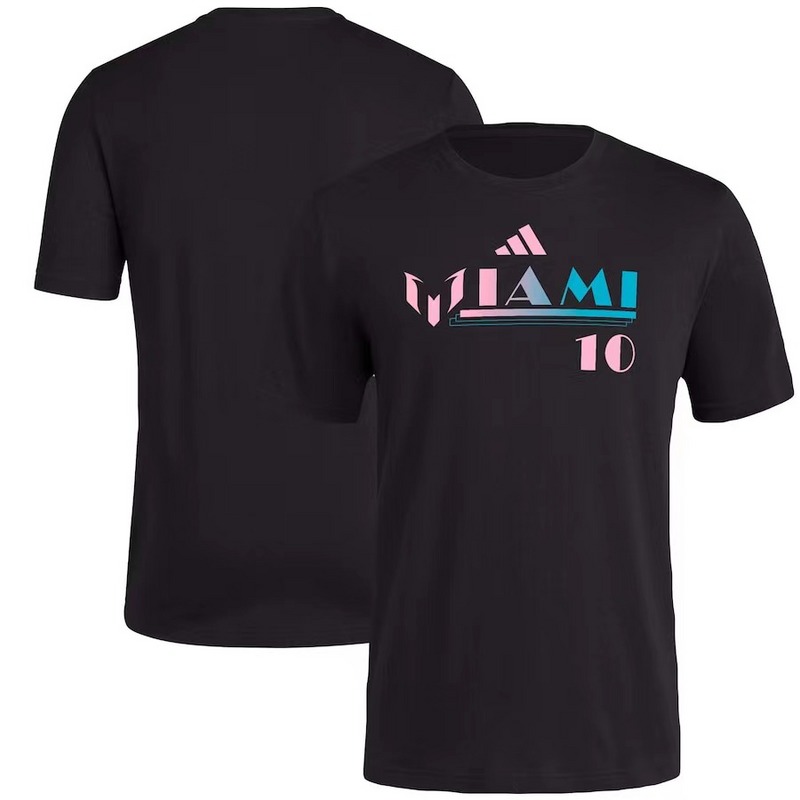 AAA Quality Inter Miami 23/24 Miami 10 Black T-Shirt